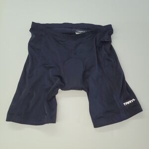 TRAYL Padded Bike Shorts Mens Medium Cycling Liner Compression Nylon Spandex